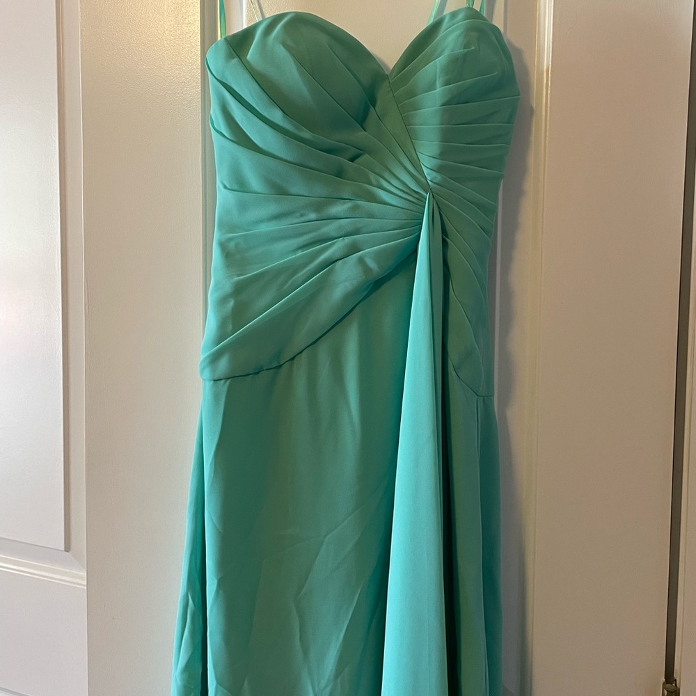 Faviana Strapless Chiffon Dress